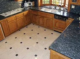 Granite flooring