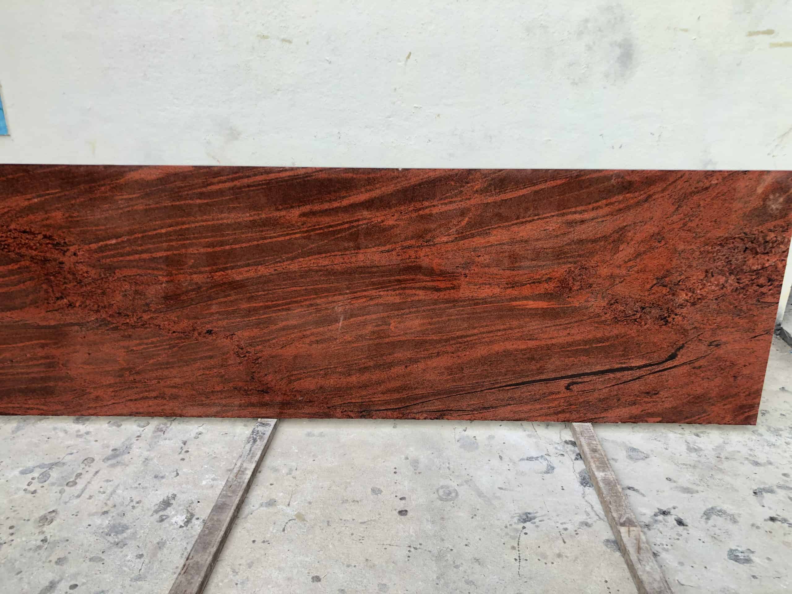 Red Multicolor granite yard