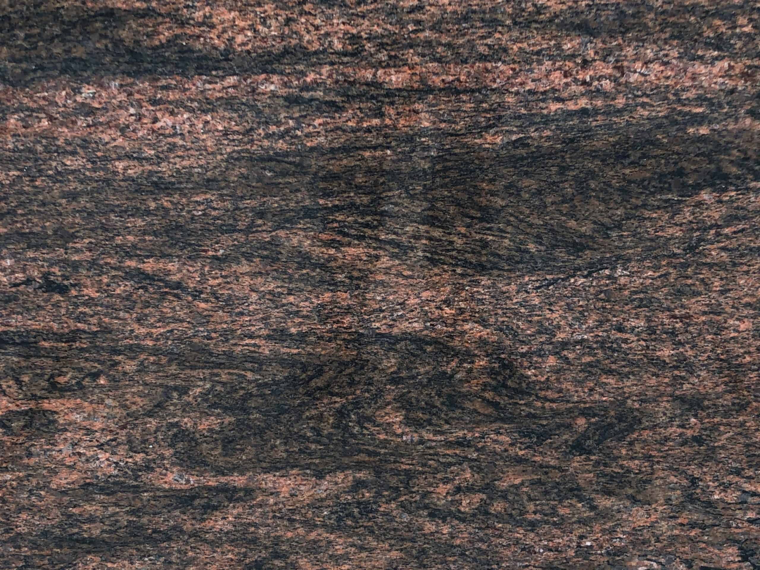 Red Multicolor granite close-up