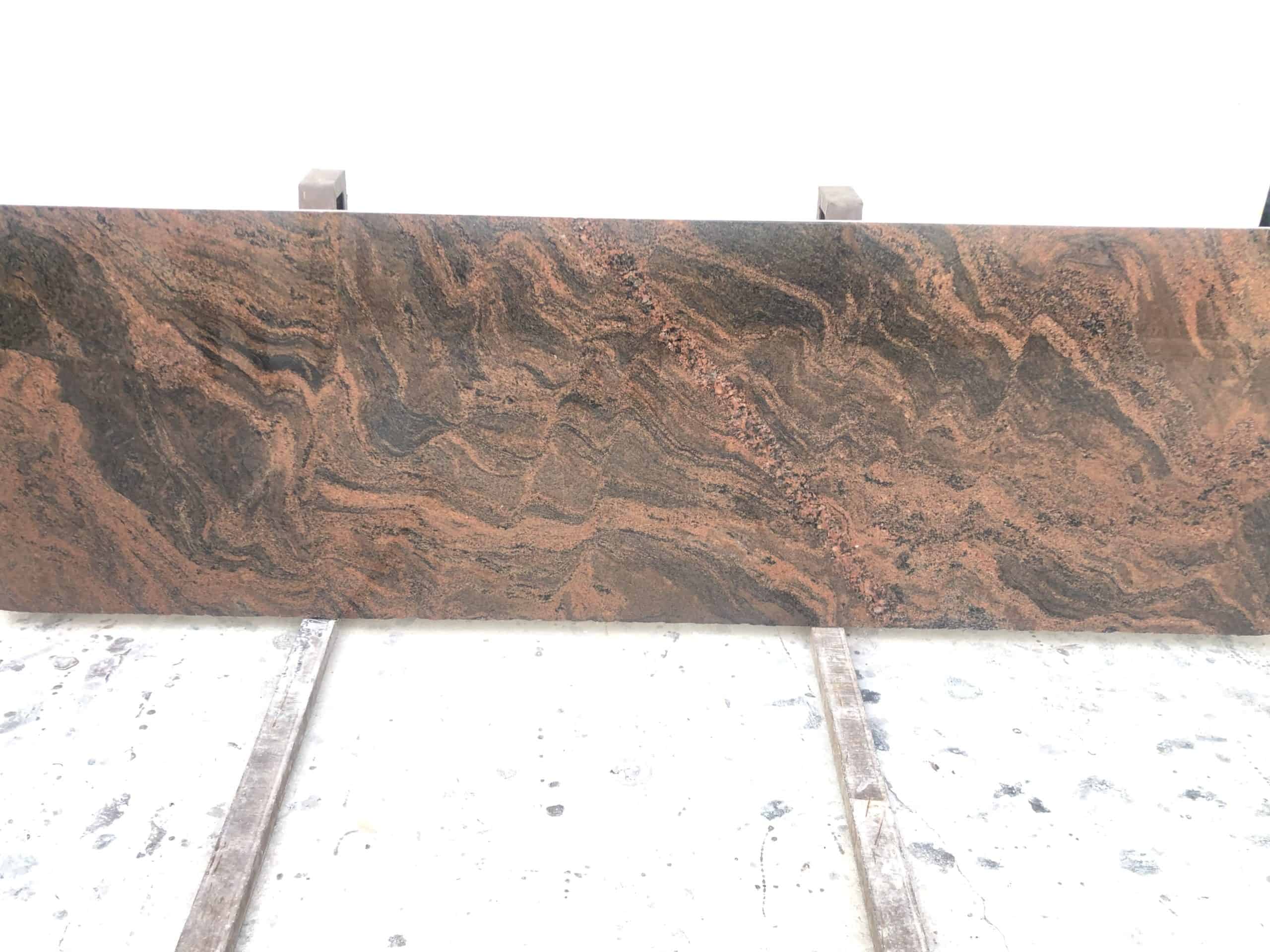 Red Multicolor granite slab