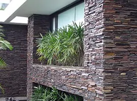 Granite wall cladding